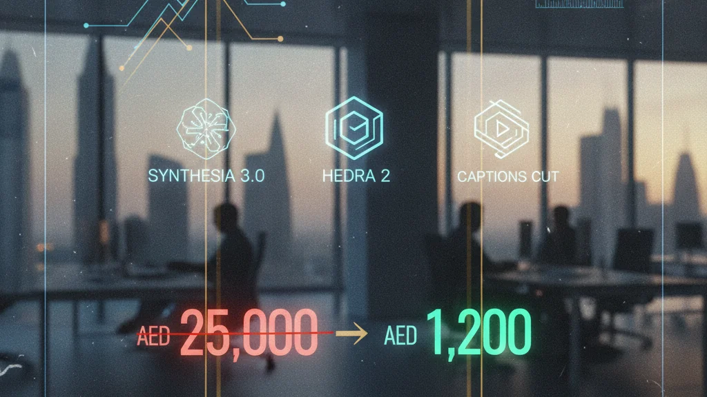 AI Explainer Video Cost for DIFC Fintech Startups in 2026: How Synthesia 3.0, Hedra 2, and Captions Cut Per-Explainer from AED 25,000 to AED 1,200