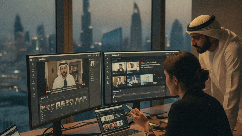 AI Video Content Repurposing in Dubai: Opus Clip vs Captions AI for Arabic Reels from One Interview