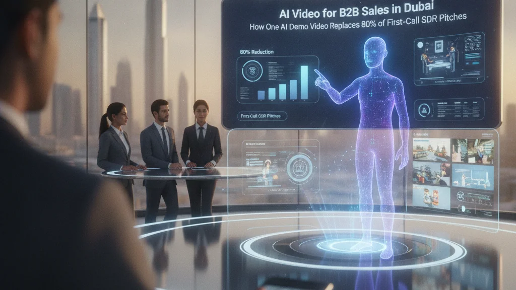 AI Video B2B Sales Dubai 2026: How One AI Demo Video Replaces 80% of First-Call SDR Pitches