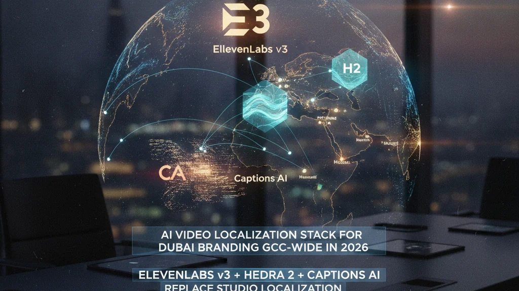 AI Video Localization Stack for Dubai Brands Going GCC-Wide in 2026: How ElevenLabs v3 + Hedra 2 + Captions AI Replace Studio Localization