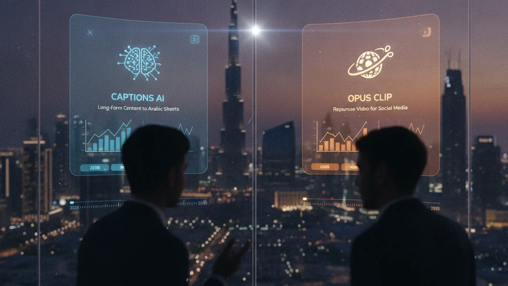 Captions AI vs Opus Clip for Dubai Video Marketers: How to Repurpose Long-Form Content to Arabic Shorts in 2026