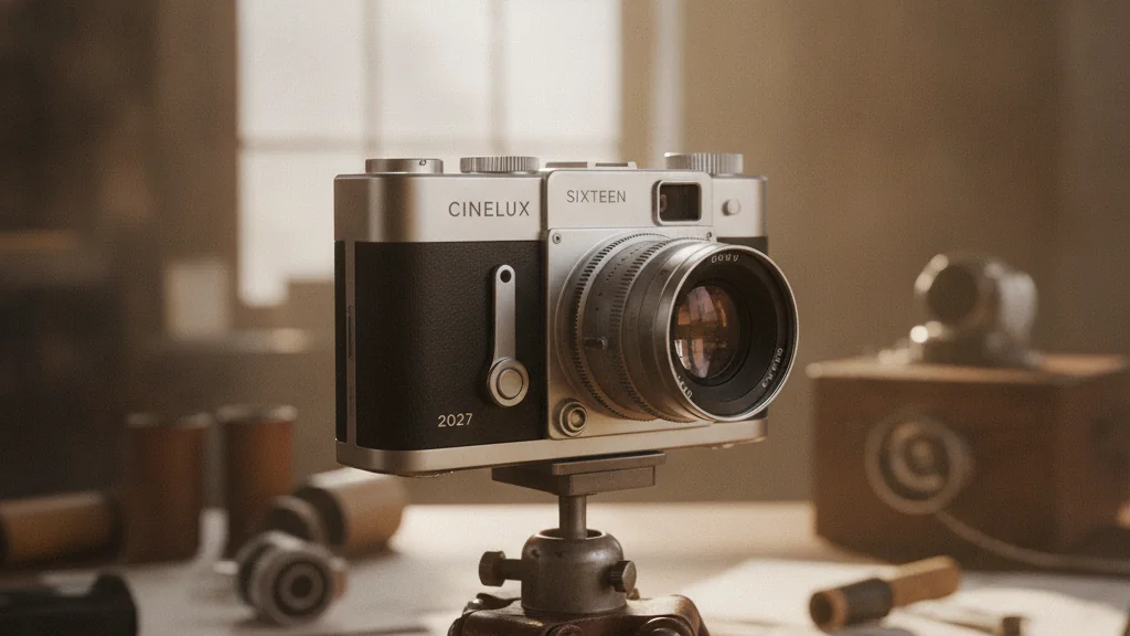 Cinelux SIXTEEN: The First New Super 16 Film Camera in 20 Years Is Coming in 2027