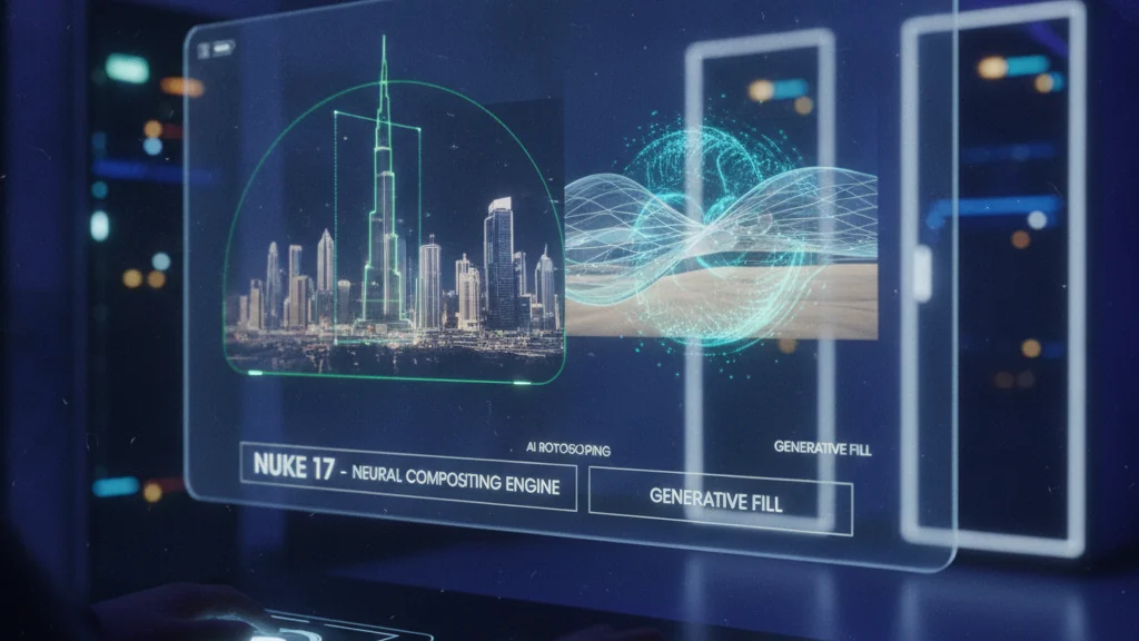 Nuke 17's Neural Compositing Engine: AI Rotoscoping and Generative Fill for Dubai VFX