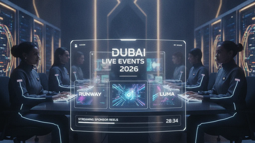 Real-Time AI Video Generation for Dubai Live Events in 2026: How Runway, Luma, and Pika Stream Sponsor Reels in 30 Minutes