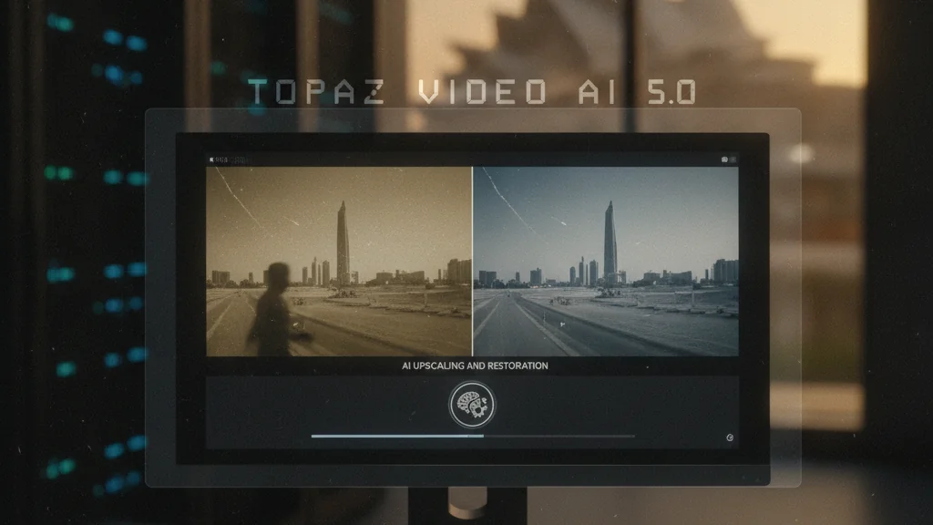 Topaz Video AI 5.0: AI Upscaling and Restoration for Dubai's Archive and Corporate Video Projects