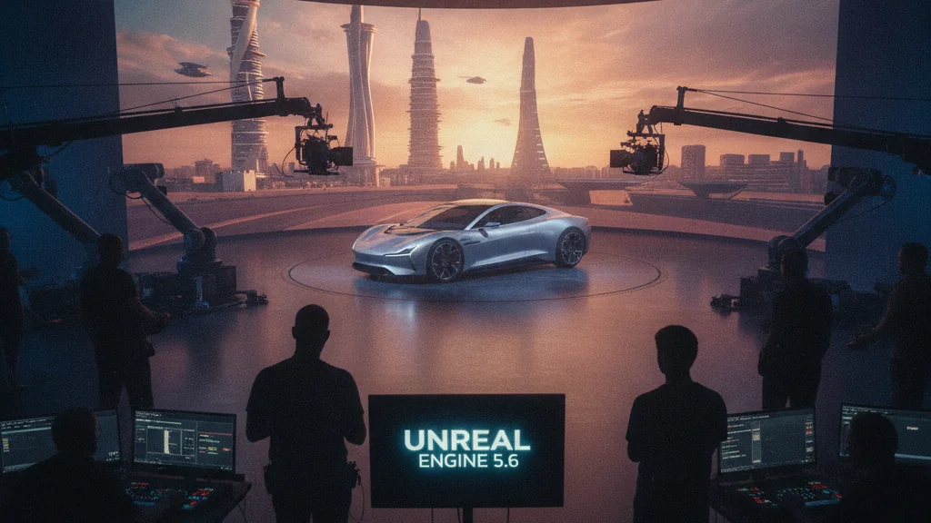 Virtual Production with LED Volumes in Dubai: How Unreal Engine 5.6 Is Replacing Green Screen for Auto Show and Product Launch Videos