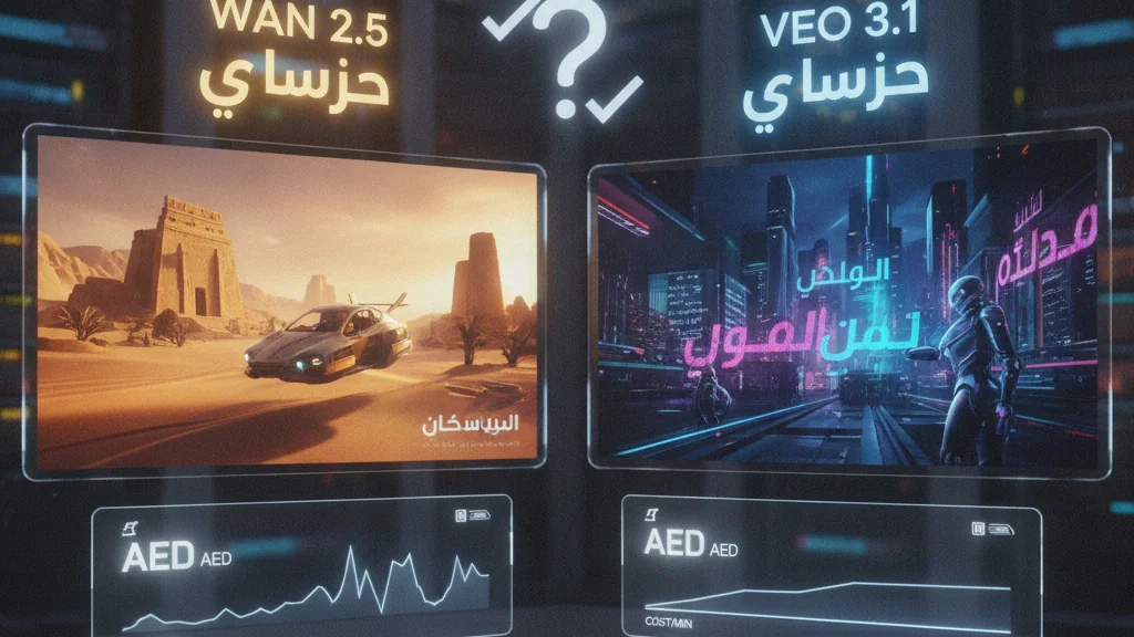 Wan 2.5 vs Veo 3.1 for Arabic Video Ads: Which AI Video Model Wins on Quality and AED Cost in 2026